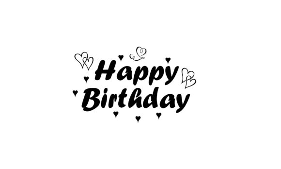 Download Happy Birthday Lettering Craft Design - Premium Resources