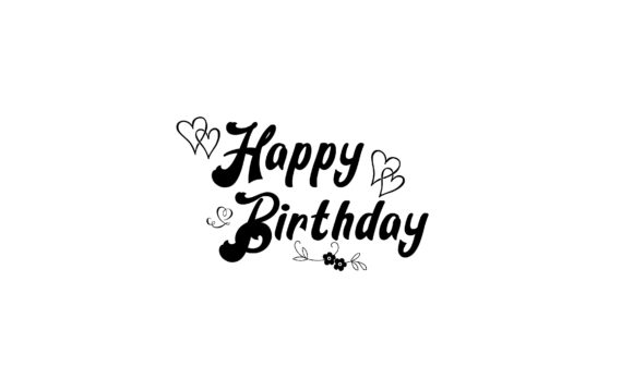 Download Happy Birthday Lettering Craft Design - Premium Resources