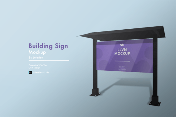 Download Building Sign Mockup - Building sign Collection