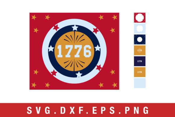 Download 1776 - 4th of July Layered Paper Cut SVG - 4th of july layered paper cut Collection