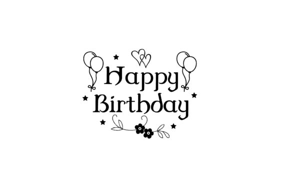 Download Happy Birthday Lettering Craft Design - Premium Resources